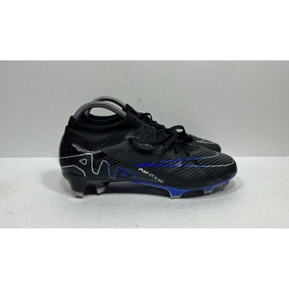 Nike Mercurial Vapor 15 Pro FG Black‎ Chrome Soccer Cleats DJ5603-040 Men's Sz 7